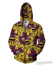 Load image into Gallery viewer, Autumn Rose Zip-Up Hoodie