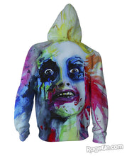 Load image into Gallery viewer, Beetlejuice Zip-Up Hoodie