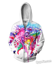 Load image into Gallery viewer, Grendel Zip-Up Hoodie