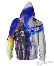 Load image into Gallery viewer, Darth Fiddler Zip-Up Hoodie