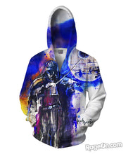 Load image into Gallery viewer, Darth Fiddler Zip-Up Hoodie
