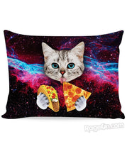 Load image into Gallery viewer, Taco Cat Bed Duvet Cover and Pillowcase Combo
