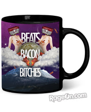 Load image into Gallery viewer, Beats Bacon Bitches Coffee Mug