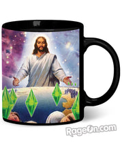 Load image into Gallery viewer, Jesus Died For Your Sims Coffee Mug