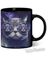 Load image into Gallery viewer, Hipster Cat Coffee Mug