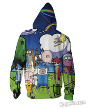 Load image into Gallery viewer, Adventure Fun Zip-Up Hoodie