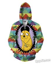 Load image into Gallery viewer, Adventure Waves Zip-Up Hoodie