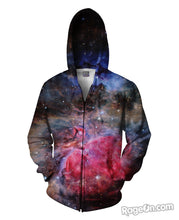 Load image into Gallery viewer, Heart of the Universe Zip-Up Hoodie