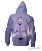 Load image into Gallery viewer, Lumpy Space Princess Zip-Up Hoodie