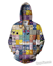 Load image into Gallery viewer, Pokemon Zip-Up Hoodie