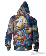 Load image into Gallery viewer, Rocko's Rockverse Zip-Up Hoodie