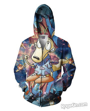 Load image into Gallery viewer, Rocko's Rockverse Zip-Up Hoodie
