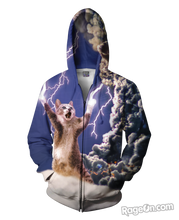 Load image into Gallery viewer, Thundercat Zip-Up Hoodie