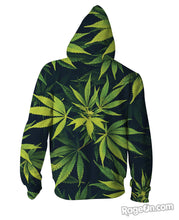 Load image into Gallery viewer, Weed Zip-Up Hoodie