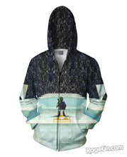 Load image into Gallery viewer, Zelda Great Fairy Fountain Zip-Up Hoodie