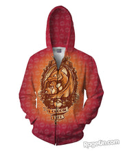 Load image into Gallery viewer, I Choose Fire Zip-Up Hoodie