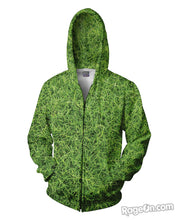 Load image into Gallery viewer, Grass Zip-Up Hoodie