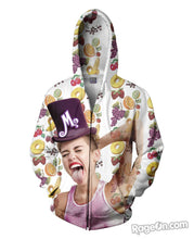 Load image into Gallery viewer, Miley Wonka Zip-Up Hoodie
