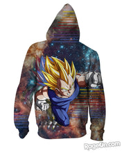 Load image into Gallery viewer, Vegeta Zip-Up Hoodie