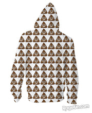 Load image into Gallery viewer, Poop Emoji Zip-Up Hoodie