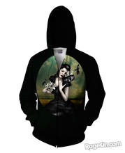 Load image into Gallery viewer, Exit Ghost Zip-Up Hoodie