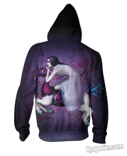Load image into Gallery viewer, Nearby Words of Aporia Zip-Up Hoodie