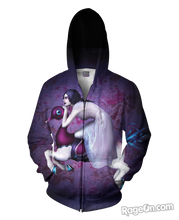 Load image into Gallery viewer, Nearby Words of Aporia Zip-Up Hoodie
