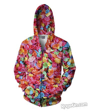 Load image into Gallery viewer, Fruity Pebbles Zip-Up Hoodie
