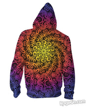 Load image into Gallery viewer, Deep Swirl Zip-Up Hoodie