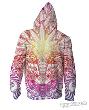 Load image into Gallery viewer, Weed Goat Zip-Up Hoodie
