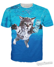 Load image into Gallery viewer, Cat Cobain T-Shirt