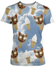 Load image into Gallery viewer, Cats in Clouds T-Shirt