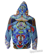 Load image into Gallery viewer, Guardian at the Gate Zip-Up Hoodie