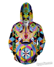 Load image into Gallery viewer, Shakalakti Zip-Up Hoodie