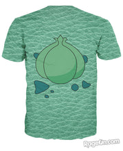 Load image into Gallery viewer, Bulbasaur Face Unique Double-Sided T-Shirt