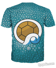 Load image into Gallery viewer, Squirtle Face Unique Double-Sided T-Shirt