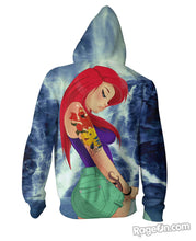 Load image into Gallery viewer, Ariel Zip-Up Hoodie