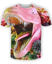 Load image into Gallery viewer, Floral T-Rex T-Shirt