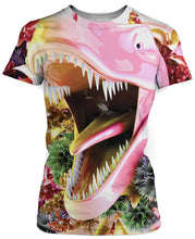 Load image into Gallery viewer, Floral T-Rex T-Shirt