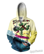 Load image into Gallery viewer, Twisted Melon Zip-Up Hoodie
