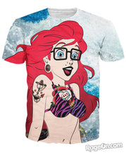 Load image into Gallery viewer, Hipster Ariel T-Shirt