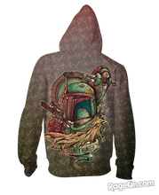 Load image into Gallery viewer, Bounty Hunter Zip-Up Hoodie