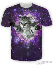 Load image into Gallery viewer, Kitty Glitter T-Shirt