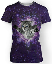 Load image into Gallery viewer, Kitty Glitter T-Shirt