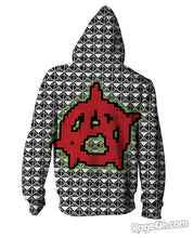 Load image into Gallery viewer, Anarchy Stud Zip-Up Hoodie