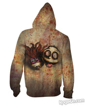 Load image into Gallery viewer, Rugrats on Acid Zip-Up Hoodie
