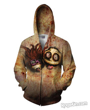 Load image into Gallery viewer, Rugrats on Acid Zip-Up Hoodie