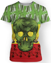Load image into Gallery viewer, Rasta Skull T-Shirt