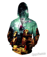 Load image into Gallery viewer, Sky Watchers Zip-Up Hoodie