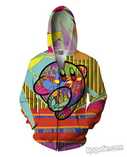 Load image into Gallery viewer, Kirby Zip-Up Hoodie